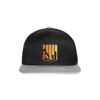 Summer Beach - Casquette snapback - noir/gris - Devant