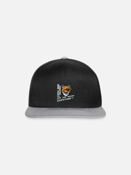ICH BIN GAMER - Snapback Cap - Schwarz/Grau