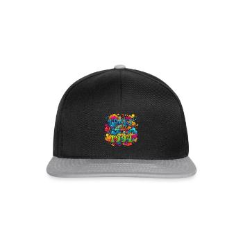 Funky Birthday: Août 1994 - Psychadelic - Casquette snapback - noir/gris - Devant