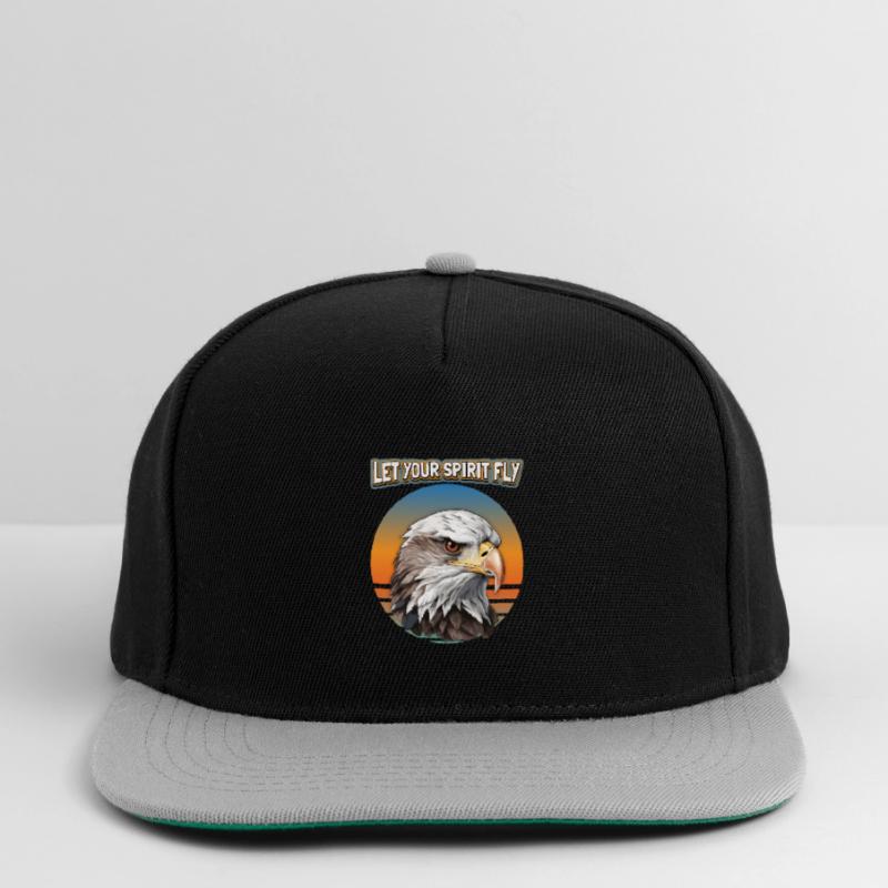 Eagle Motif, Eagle Illustration, Saying Snapback Cap