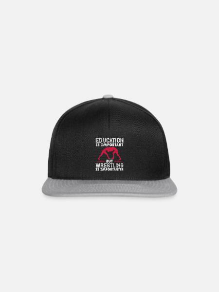 Wrestling - Snapback Cap - Schwarz/Grau