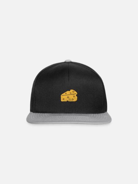 Käse - Snapback Cap - Schwarz/Grau