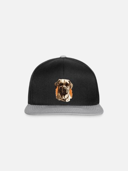 Kangal Cool - Kangal Hund - Snapback Cap - Schwarz/Grau