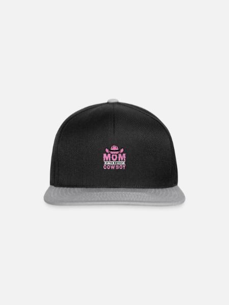 Cowboy - Snapback Cap - Schwarz/Grau