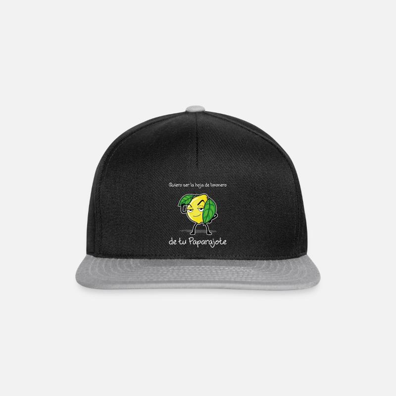 paparajote2 Kopie - Snapback Cap - Schwarz/Grau