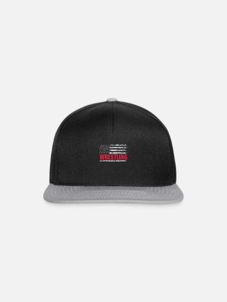Wrestling - Snapback Cap - Schwarz/Grau