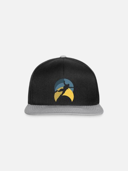 Skydive Adrenalin Base Jumping - Snapback Cap - Schwarz/Grau