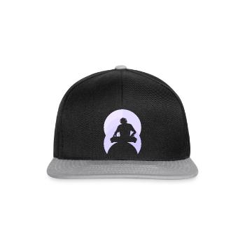 DJ Discjockey Techno - Snapback Cap - Schwarz/Grau - Vorne