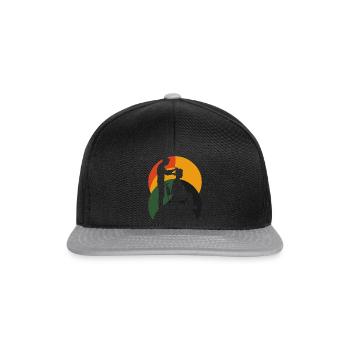 Friseurin Lehre Coiffeur - Snapback Cap - Schwarz/Grau - Vorne