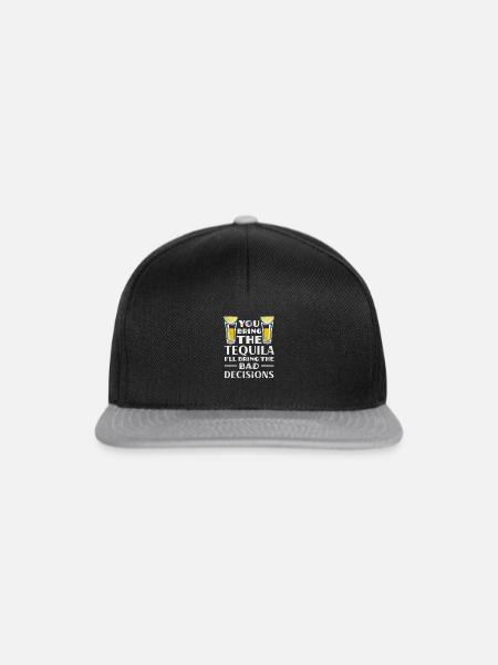 Tequila - Snapback Cap - Schwarz/Grau