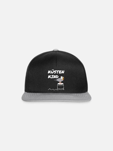 Kuesten Kind - Snapback Cap - Schwarz/Grau