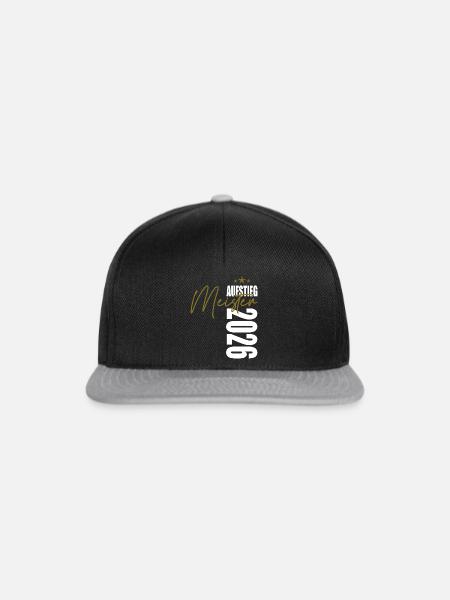 Meister 2026 - Snapback Cap - Schwarz/Grau
