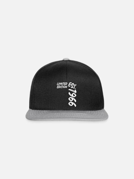 Limited Edition Est. 1966 - Snapback Cap - Schwarz/Grau