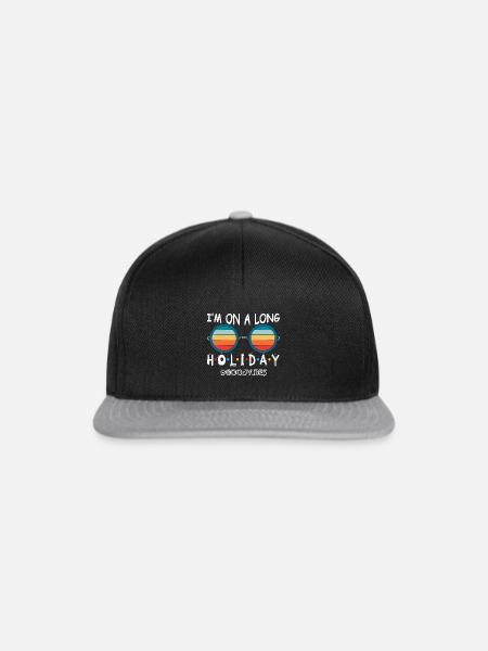 I’m on holiday - Snapback Cap - Schwarz/Grau