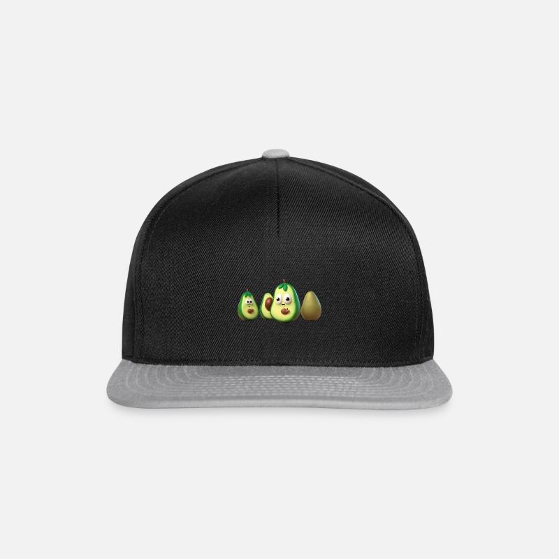 AvoCute - Snapback Cap - black/grey