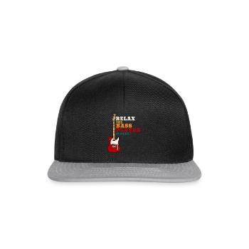 Bassist - Snapback Cap - Schwarz/Grau - Vorne
