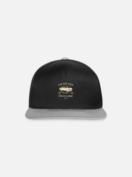 not old classic - Snapback Cap - Schwarz/Grau