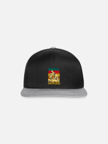 Hapkido - Snapback Cap - Schwarz/Grau
