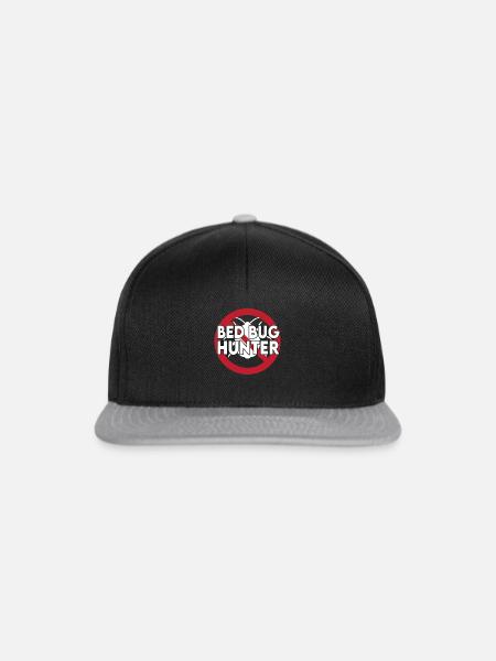 Bettwanzen Jäger - Snapback Cap - Schwarz/Grau