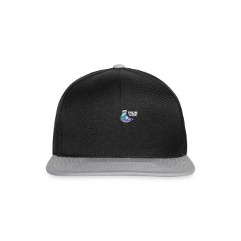 Pigeon Papa Drôle d’Oiseau Papa Pigeon Lover Propriétaire - Casquette snapback - noir/gris - Devant