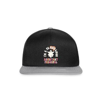 Faboolous Assistant Principal Retro Halloween - Snapback Cap - black/grey - Front