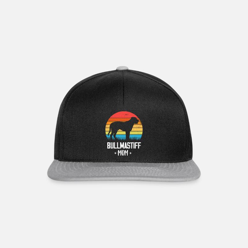 Bullmastiff - Snapback Cap - Schwarz/Grau