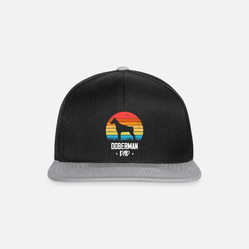Dobermann - Snapback Cap - Schwarz/Grau