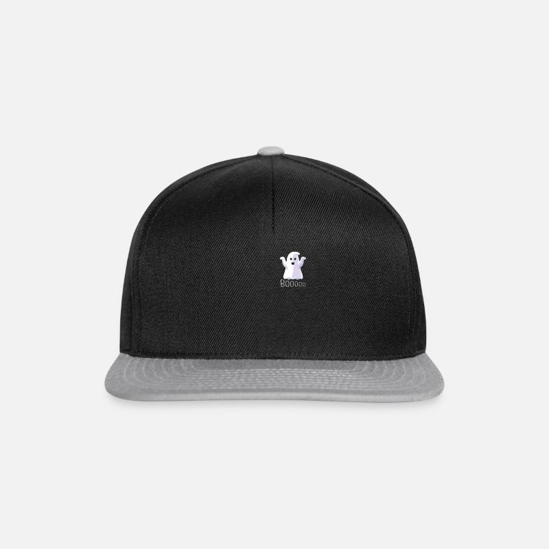 Cute ghost Halloween costume - Snapback Cap - black/grey