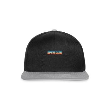 Drôle d’évolution du hockey sur glace - Rétro - Casquette snapback - noir/gris - Devant