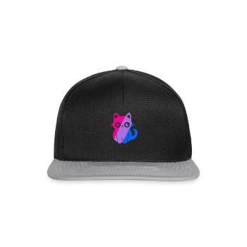 Cute Bi Pride Bisexual Pride Mois Flag Anime - Casquette snapback - noir/gris - Devant