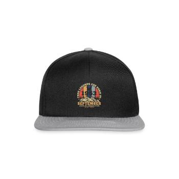 Vintage Nées En Septembre 1953 Cadeau - Casquette snapback - noir/gris - Devant