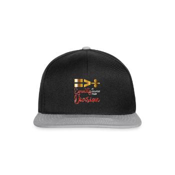 Equality is greater than division Black History - Snapback Cap - black/grey - Front