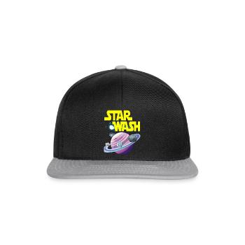 Star Wash - may the foam be with you - Snapback Cap - Schwarz/Grau - Vorne