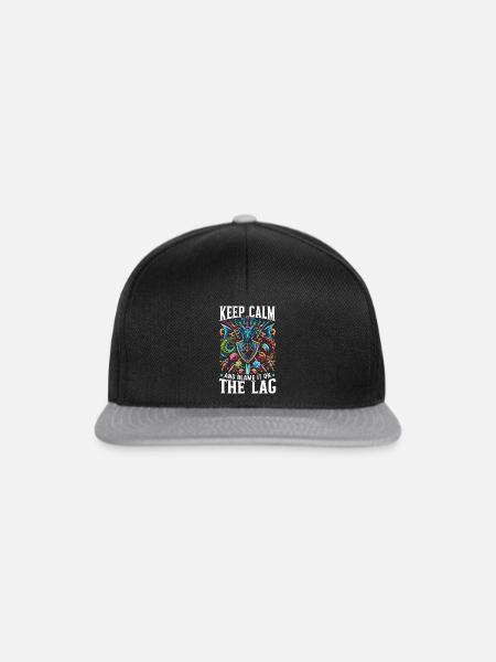Rpg-gamer-gaming-videospiel-rollenspiel - Snapback Cap - Schwarz/Grau