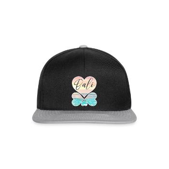 Bali - Indonésie - Casquette snapback - noir/gris - Devant