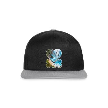 Bali - Indonésie - Casquette snapback - noir/gris - Devant