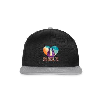Bali - Indonésie - Casquette snapback - noir/gris - Devant