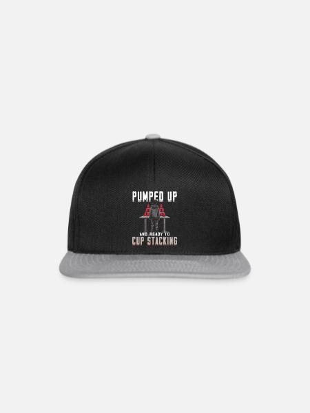 Stapeln Von Bechern Speed Stacker - Snapback Cap - Schwarz/Grau