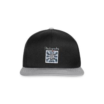 Photography is the poetry of light - Snapback Cap - Schwarz/Grau - Vorne