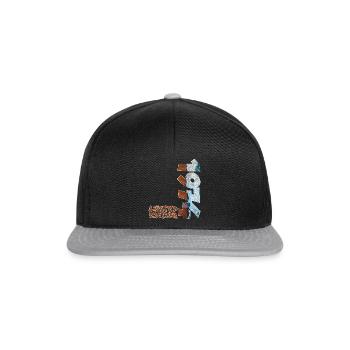 Design de plage en édition limitée de 1974 - Casquette snapback - noir/gris - Devant