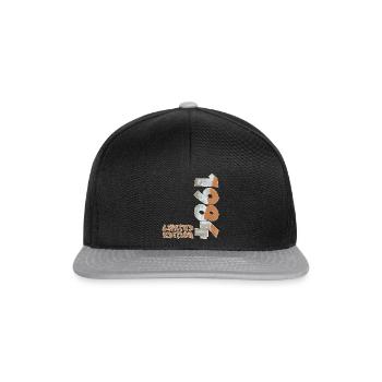 Design de plage en édition limitée de 1984 - Casquette snapback - noir/gris - Devant