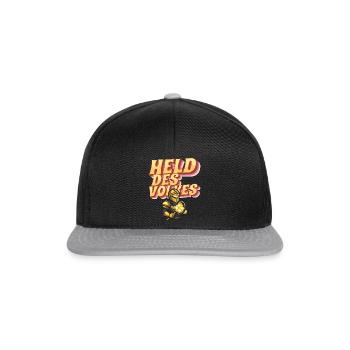 Held des Volkes - Snapback Cap - Schwarz/Grau - Vorne