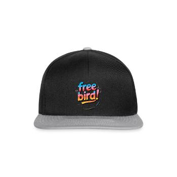 Free Bird - frei wie ein Vogel - Casquette snapback - noir/gris - Devant