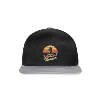 La meilleure mère du monde - Casquette snapback - noir/gris - Devant