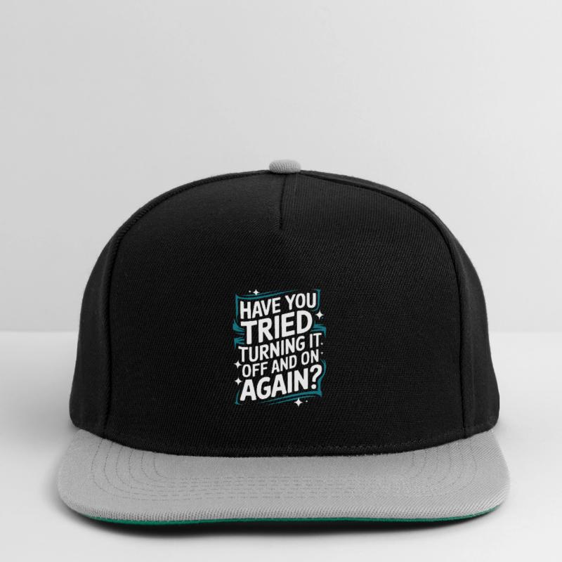 Technischer Support Computerfreak Nerd Snapback Cap