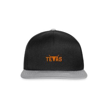 Texas - Snapback Cap - black/grey - Front
