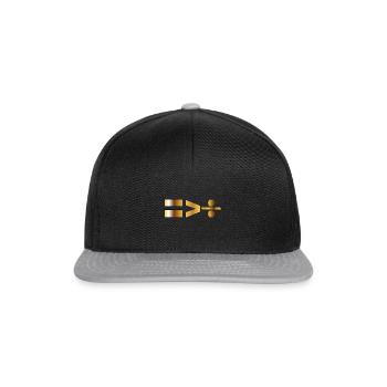 Equality is greater than division Black History - Snapback Cap - black/grey - Front