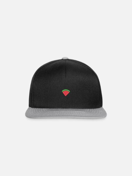 melone melon - Snapback Cap - Schwarz/Grau