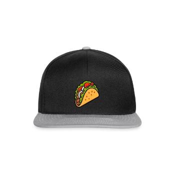 Döner Kebab Dürüm Yufka Sandwich Cuisine de rue allemande - Casquette snapback - noir/gris - Devant