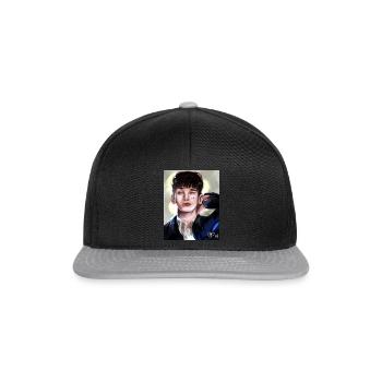 Find yourself and grow - Snapback Cap - black/grey - Front